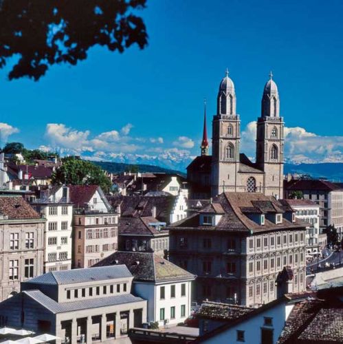 Foto Karte Zürich Rathaus