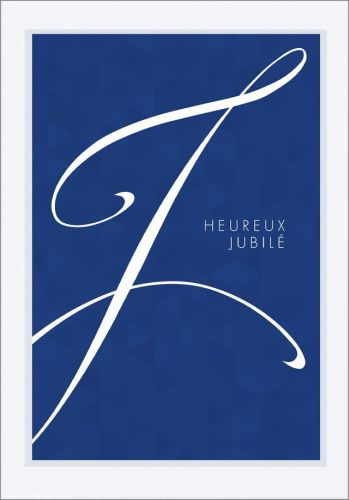 Carte Jubilé bleu