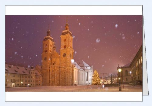Foto Weihnachtskarte Stiftskirche St. Gallen